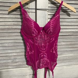 Pink Lace Teddy XS lingerie